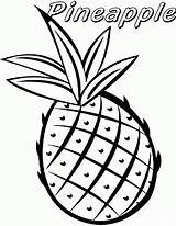 Abacaxi Colorir Pineapples Fruta Desenhos Coloringhome Colorironline Onlinecoloringpages sketch template