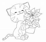 Kittens Kleurplaten Colorat Poze Dieren Poes Katzen Kat Riscos Pintando sketch template