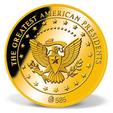 president donald trump commemorative gold coin solid gold gold american mint