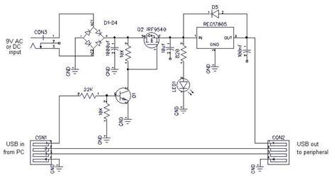 ac adapter schematic diagram wiring digital  schematic