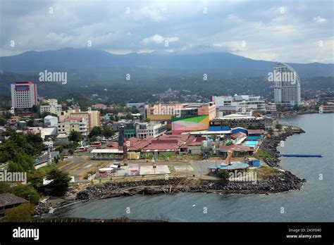 manado city landscape  res stock photography  images alamy