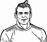 Bale Gareth Coloring Stencil Silhouette Cc0 sketch template