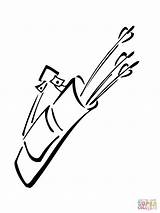 Quiver Frecce Pfeil Bogen Malvorlagen Carcaj Archery Flechas Kleurplaten Ausmalbilder Aljava Colorir Ausdrucken Desenhos Gratis Unir sketch template