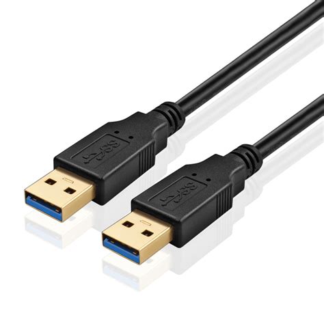 usb  cable  male   male  ft type    male premium gold plated superspeed usb
