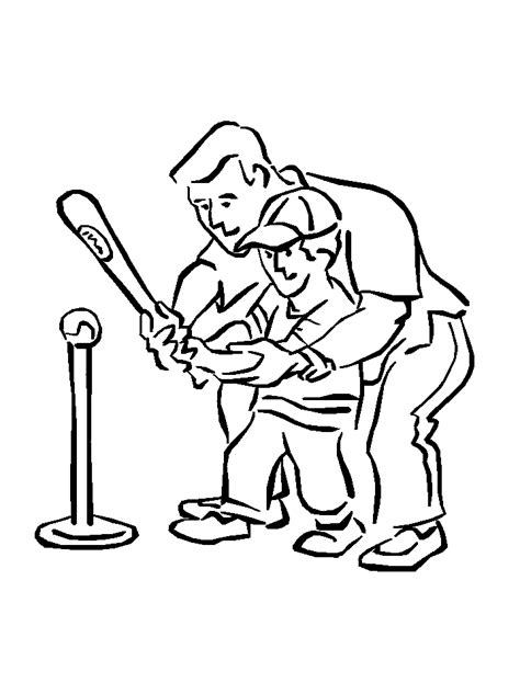coloring page baseball coloring pages
