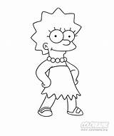 Coloring Pages Lisa Simpsons Cartoons Post Newer Older sketch template