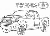 Coloring Toyota Pages Cars Color sketch template