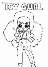 Coloring Lol Omg Pages Dolls Printable Popular Print sketch template