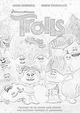 Trolls Dreamworks Template sketch template