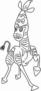 Madagascar Marty Indiaparenting Coloringonly Pintar Charlie Dibujosonline sketch template
