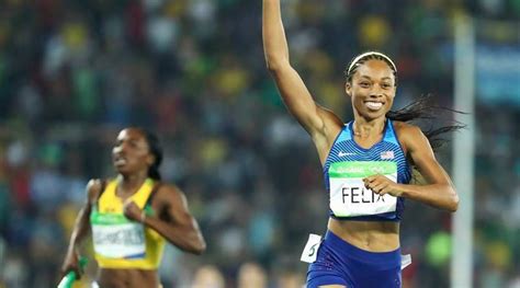 rio olympics 2016 us women win 4×400 relay felix s 6th gold rio