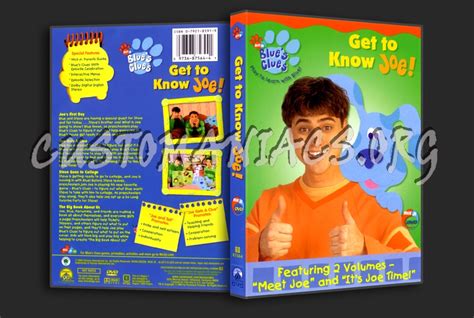 blues clues get to know joe dvd cover dvd covers