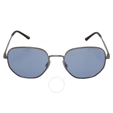 Ray Ban Evolve Blue Photochromic Geometric Unisex Sunglasses Rb3682 004