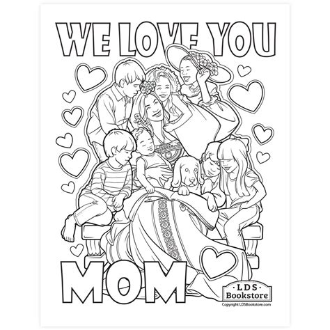 love  mom coloring pages    print    love