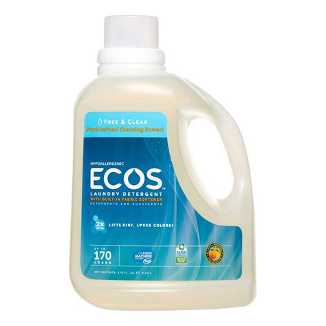 ecos  natural laundry detergent  clear  loads walmartcom