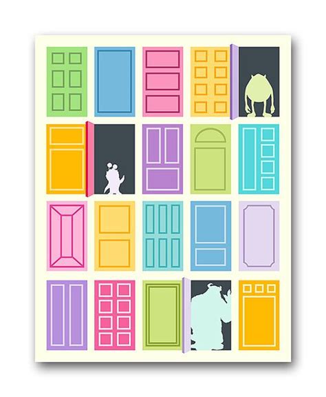 printable monsters  door templates printable word searches