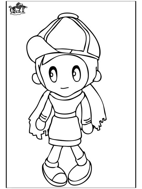 girl  children coloring page