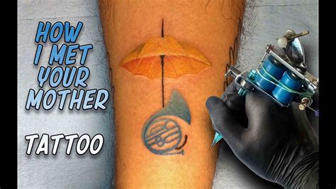 how i met your mother tattoo tattooing series nosfe ink tattoo youtube