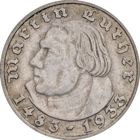 deutschland  reichsmark luther   silber ss  euro