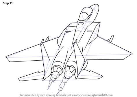 draw  jet plane airplanes step  step drawingtutorialscom