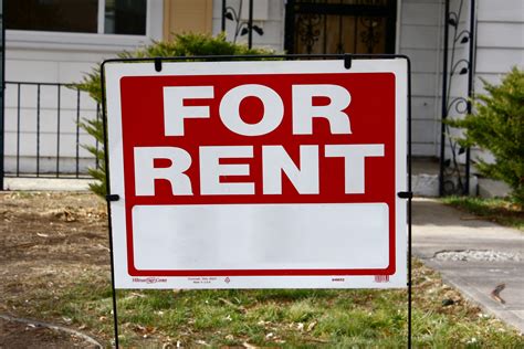 rent sign picture  photograph  public domain