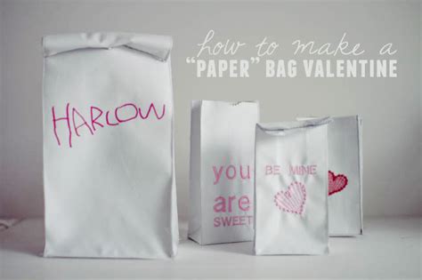 paper bag valentine