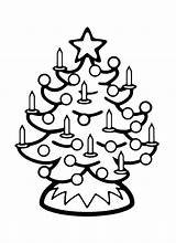 Paschal Candle Christmas Candles Tree Template Coloring sketch template