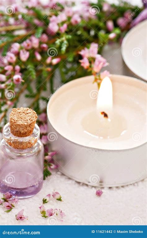 lavender spa stock photo image  essential alternative