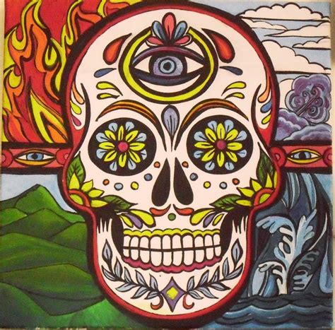 art  philosophy mexican sugar skulls   elements  latest