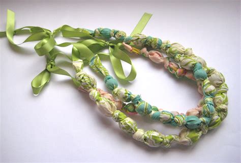 bead and knot fabric necklace tutorial skip to my lou