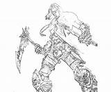 Death Darksiders Ii Weapon Coloring Pages sketch template