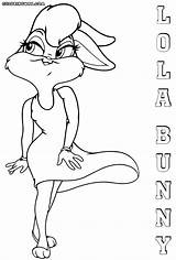 Lola Bunny Coloring Pages Colorings Print sketch template