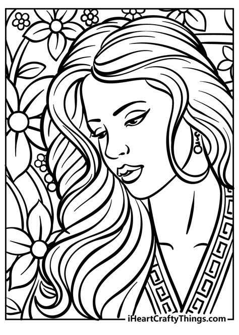 printable coloring pictures  adults printable form templates