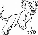 Lion Coloring King Simba Pages Nala Kiara Baby Rani Kids Printable Print Color Az Colouring Colorear Para Book Clipart Dibujos sketch template