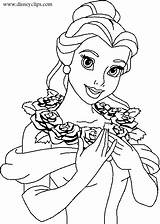 Disney Princess Coloring Belle Pages Labels Fit sketch template