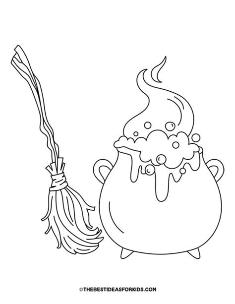 witch coloring pages  printables   ideas  kids