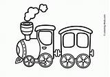 Coloring Pages Train Easy Transportation Choose Board sketch template