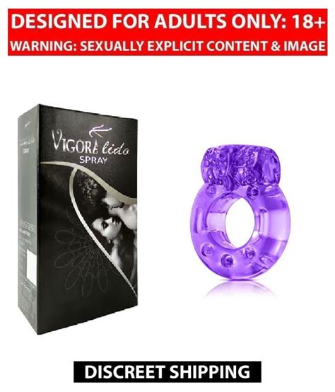 lido sex delay spray crystal vibrating stimulation ring