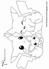 Pikachu Coloring Pages Pokemon Cute Baby Kids Print Sheets Printable Adult Colouring Color Friends Family Google Cool Minecraft Drawing Cartoon sketch template