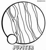 Planet Coloring Pages Jupiter sketch template