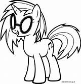 Pages Coloring Pony Little Derpy Dj Getcolorings Printable Getdrawings sketch template