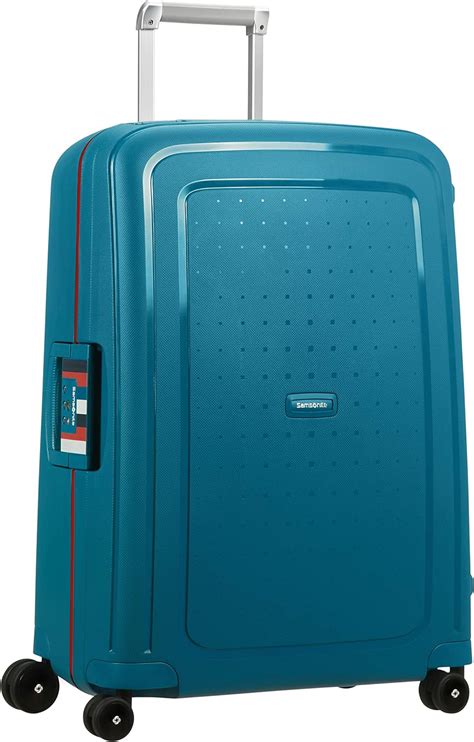samsonite scure spinner  koffer  cm   blau petrol blue