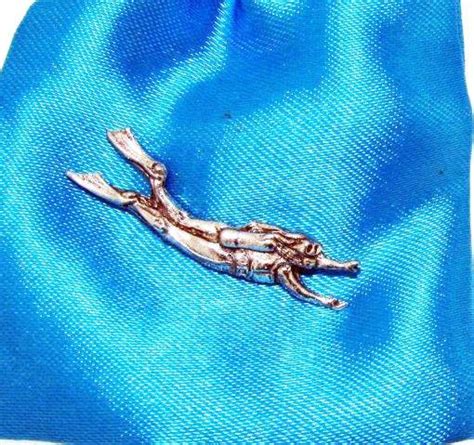 Female Scuba Pin Badge High Quality Pewter Ts From Pageant Pewter