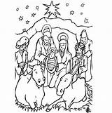 Christmas Jesus Coloring Pages Birth Merry Printable Clipart Religious Symbols Christian Print Cliparts Christ Clip Color Baby Quotes Kids Getcolorings sketch template