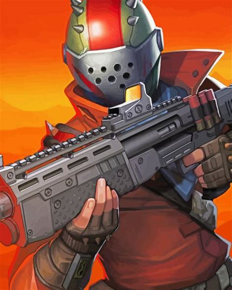 fortnite rust lord paint  numbers numeral paint kit