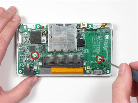Removing Nintendo Ds Lite Logic Board Screws Ifixit Repair Guide