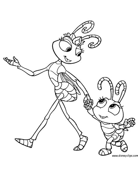 effortfulg bugs life coloring pages