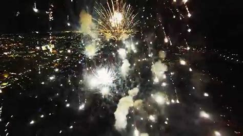 fireworks filmed   drone youtube