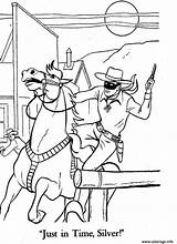 Coloriage Zorro Ranger Lone Juste Mechants Capturer Imprimer Tonto Adults sketch template