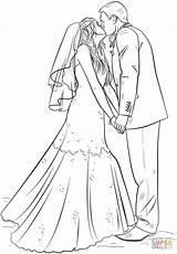 Coloring Bride Groom Drawing Printable Draw Step Colouring Tutorials Supercoloring Adult Barbie Books Sheets Colours Adults Beginners Crafts sketch template